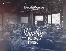 Tablet Screenshot of elevate-church.com